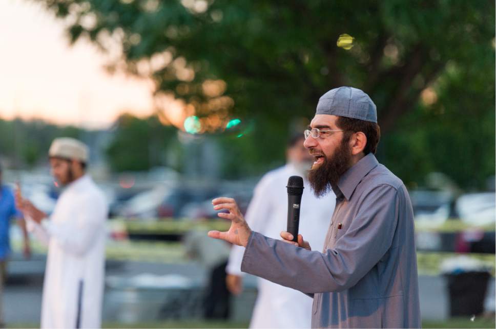 Alex Gallivan  |  Special to the Tribune


Muslims observe Breaking of Fast for Ramadan at sunset at the Khadeeja Islamic Center in West Valley City, Saturday, June 03, 2017.