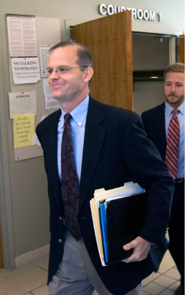 Al Hartmann  |   Tribune file photo
Provo Councilman Steve Turley is seen leaving a court hearing.