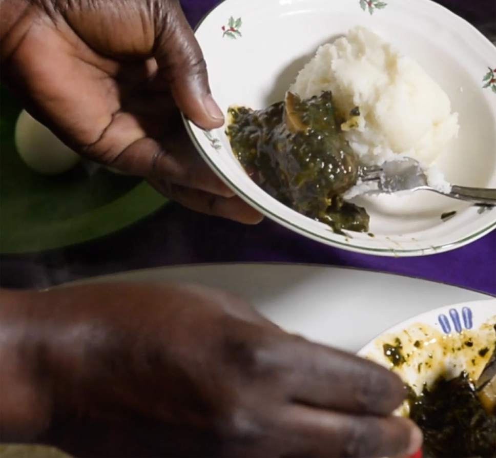 Rick Egan  |  The Salt Lake Tribune

Pelagei Ngakotou makes a dish called fufu that was a staple for her family when they lived in the Central African Republic .Friday, April 21, 2017.