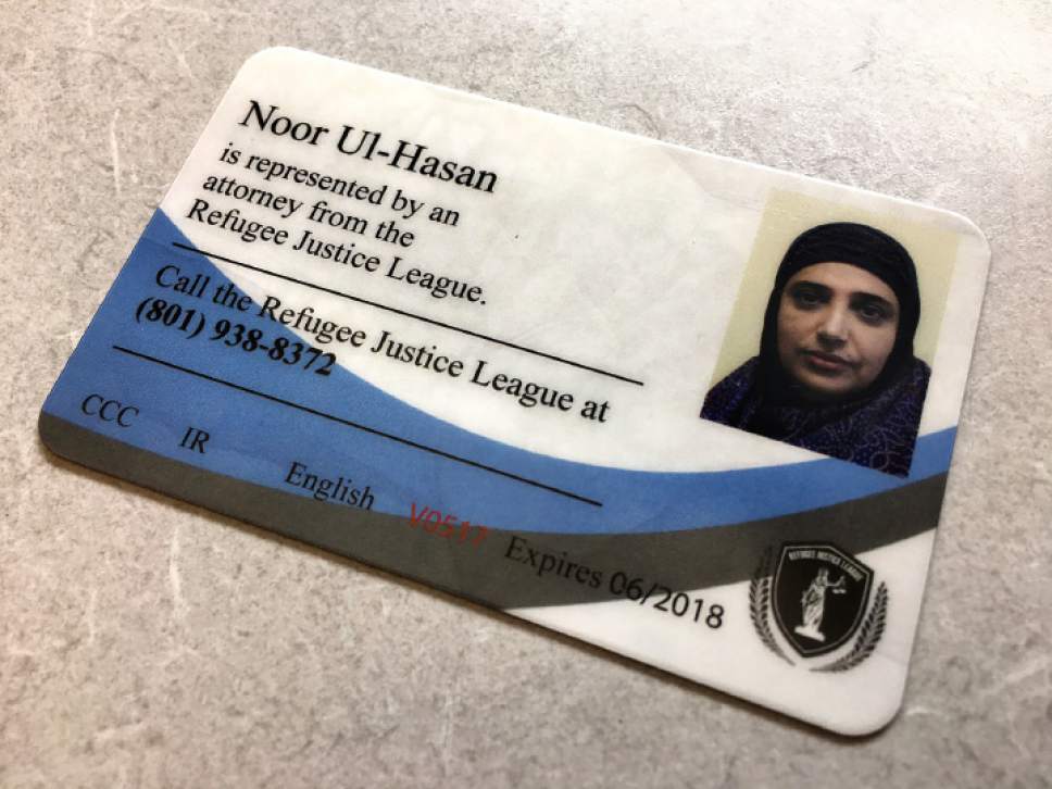 The Refugee Justice League is issuing personalized cards to members of Utah's refugee community with the hope that they will help ease tension between law enforcement officers and refugees. About 300 attorneys have volunteered through the organization to work with refugees in legal matters free of charge.