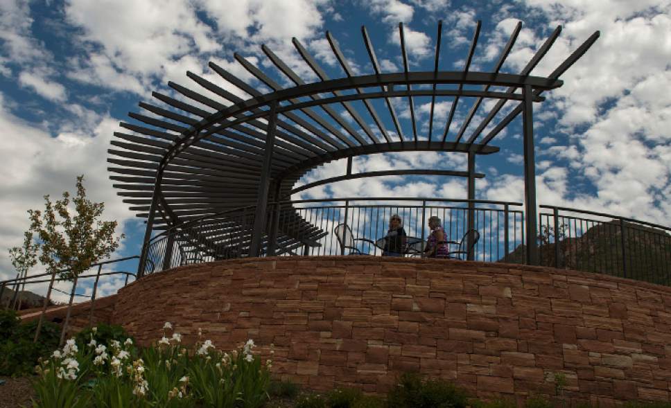 Leah Hogsten  |  The Salt Lake Tribune
Red Butte Garden's new Water Conservation Garden in Salt Lake City demonstrates that beautiful gardens do not require heavy applications of water.