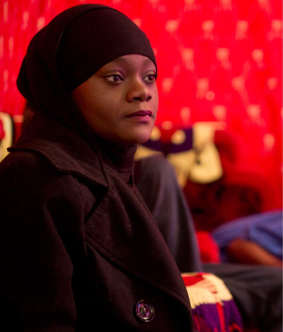 Lennie Mahler  |  The Salt Lake Tribune

Muslima Aden, cousin of Abdi Mohamed, has acted as the spokesperson for the family following the police shooting of Mohamed on Feb. 27. Aden said she gets about 100 calls every day from media, city officials, family and friends.