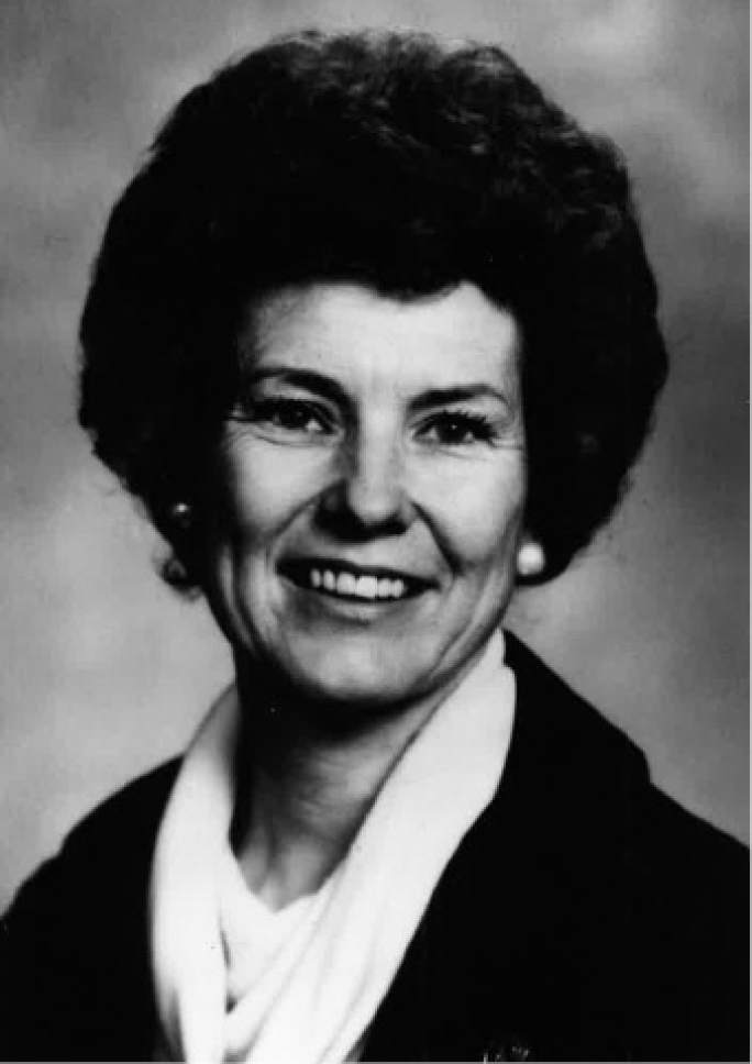 |  Tribune File Photo

Relief Society President, Barbara W. Winder, April 8, 1984.