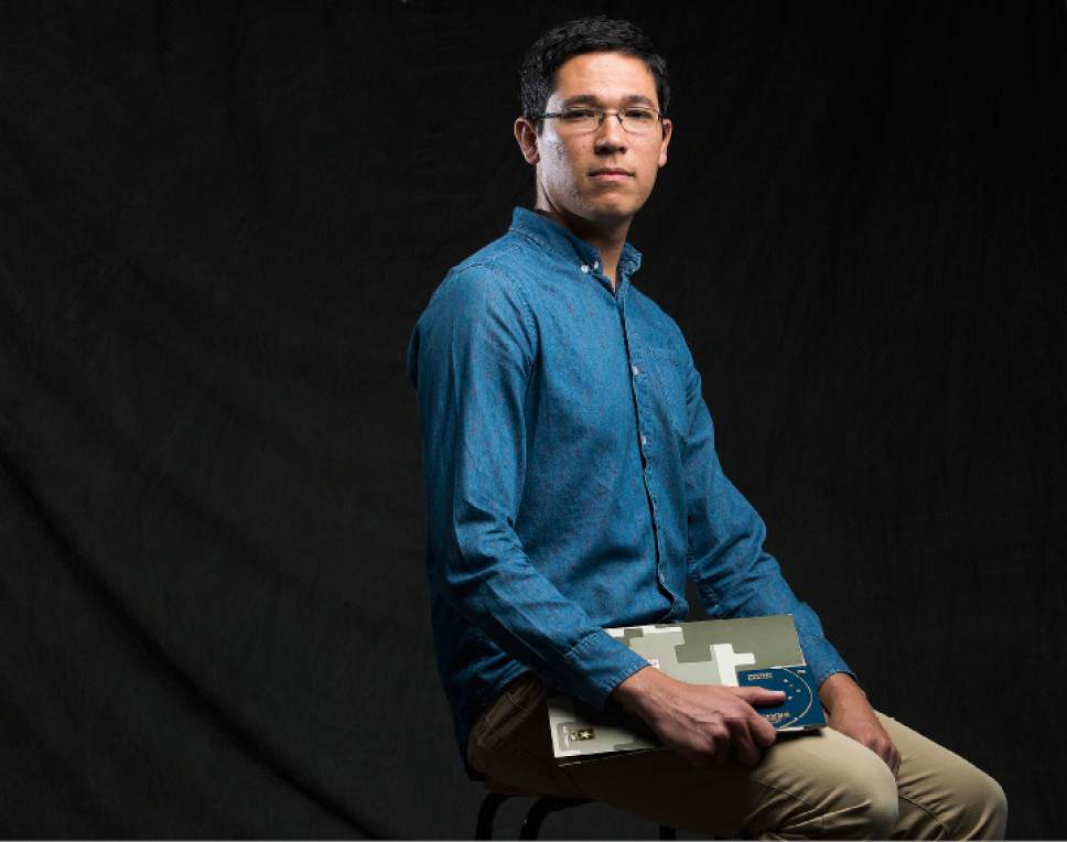 Leah Hogsten  |  The Salt Lake Tribune
Jullian Anderson Fernandes de Melo, a former University of Utah student from Brazil, is facing possible deportation after a leaked memo from the Department of Defense indicated that a program that gives a path to U.S. citizenship through military service might end.