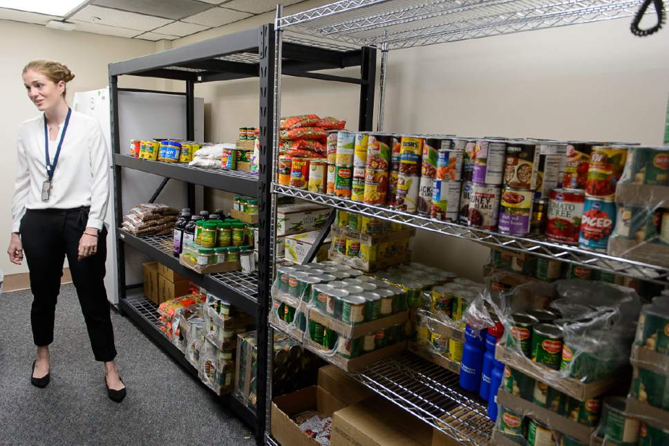 Trent Nelson  |  The Salt Lake Tribune


Natalie Green at the Salt Lake VA's new food pantry, Thursday June 22, 2017. Research shows one-quarter of vets who get care through VA reported food insecurity in the past month. That's a higher rate than the general population.