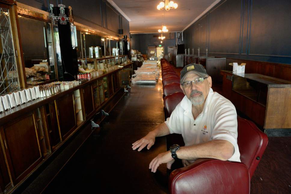 Al Hartmann  |  The Salt LakeTribune
John Speros reminices about Lamb's Grill, while sitting at the iconic counter. He started working there at 10 and was cooking on the grill by 12.
