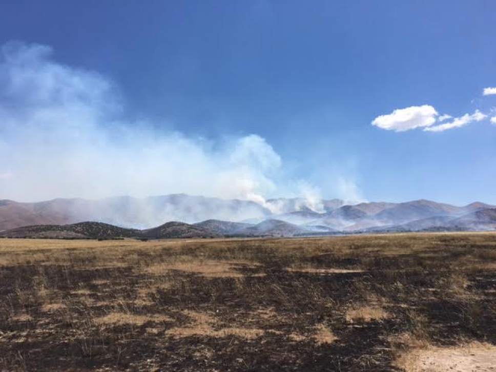 Crews Taming West Desert Blazes; Near Full Containment On Water Tower ...