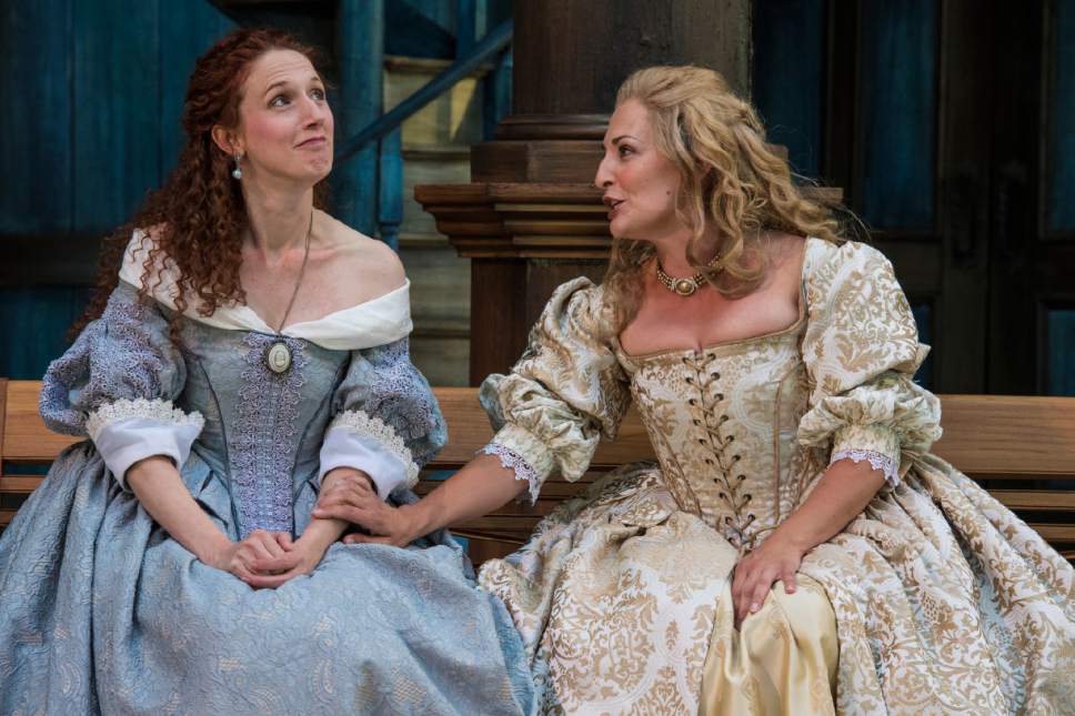 Karl Hugh  |  Utah Shakespeare Festival


Cassandra Bissell, left, as Rosalind and Susanna Florence as Celia in the Utah Shakespeare Festival's 2017 production of As You Like It.