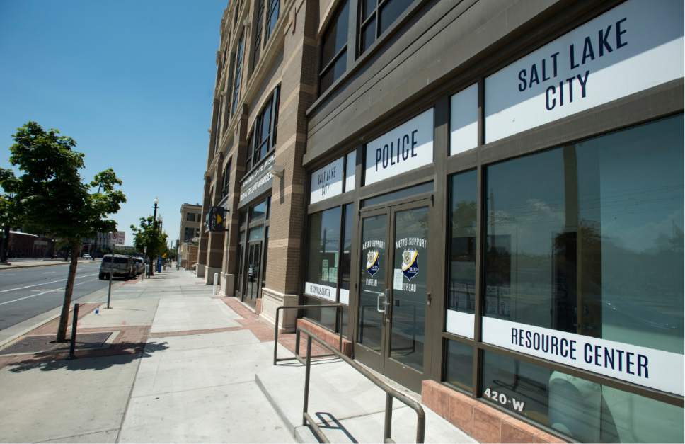 Rick Egan  |  The Salt Lake Tribune

Speaker Greg Hughes has set up shop in an unused Salt Lake City Police Department office at 420 West 200 South, to form a short-term plan for the Rio Grande area. Friday, July 21, 2017.