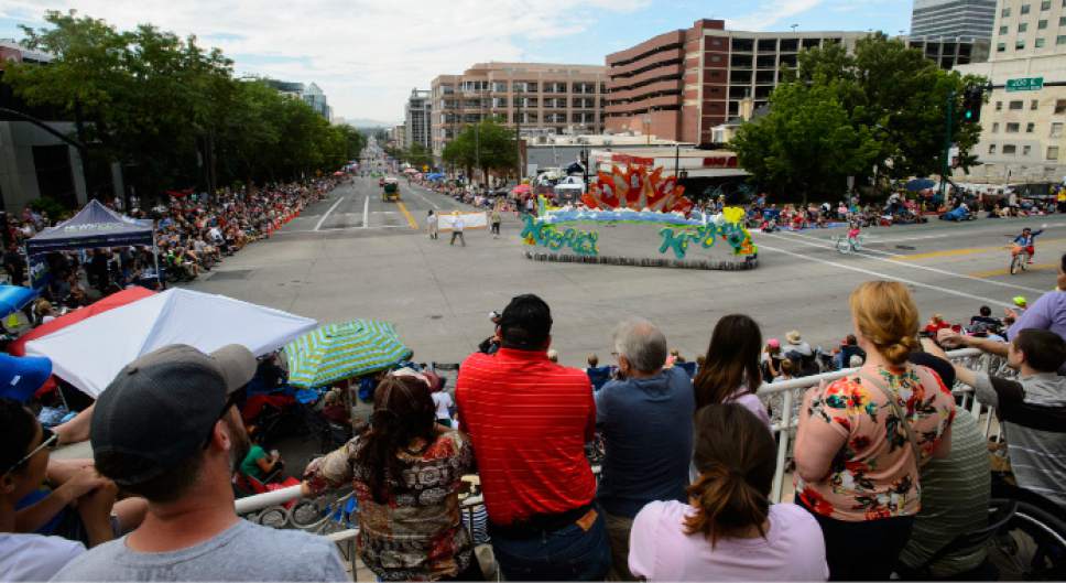 Steve Griffin  |  The Salt Lake Tribune


The Days of '47 Parade heads down 200 East in Salt Lake City on Monday, July 24, 2017.