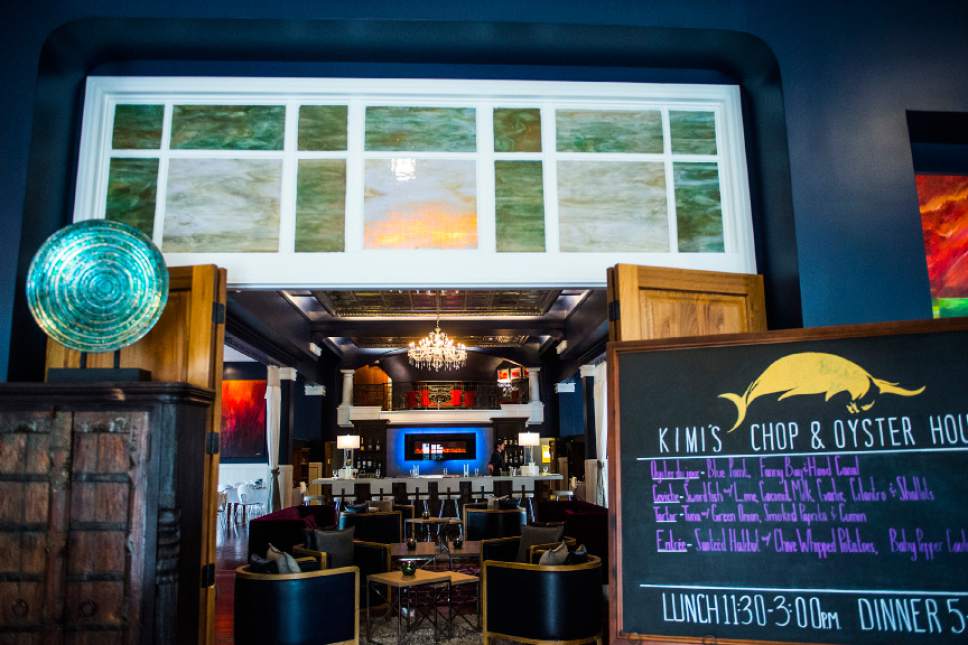 Chris Detrick  |  The Salt Lake Tribune
Kimi's Chop & Oyster House in the old Sugar House post officeserves seafood and Swedish specialties. Owner Kimi Eklund has been selected for the James Beard Foundation's first Women's Entrepreneurial Leadership Program.