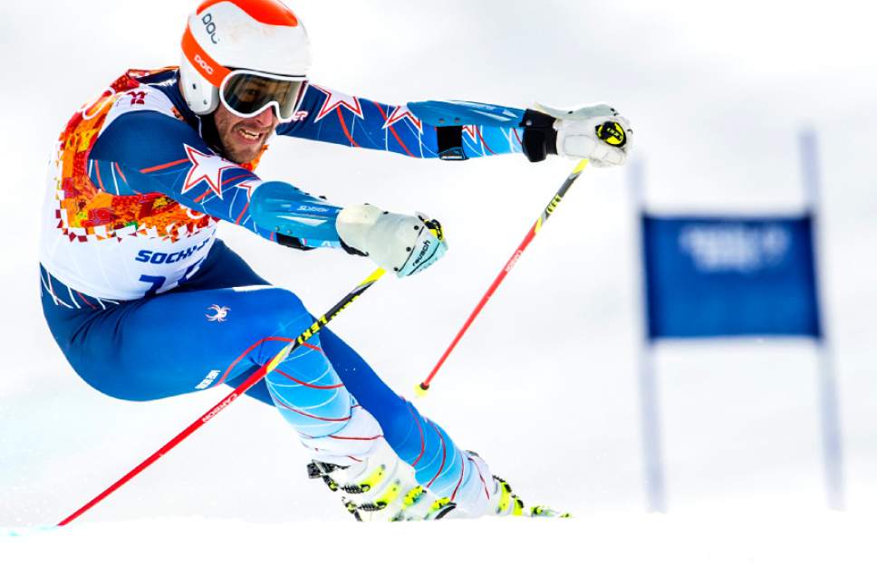 KRASNAYA POLYANA, RUSSIA  - JANUARY 19:
Bode Miller competes in the Men's Giant Slalom at Rosa Khutor Alpine Center during the 2014 Sochi Olympics Wednesday February 19, 2014. Miller finished in 20th place with a time of 2:47.82.  
(Photo by Chris Detrick/The Salt Lake Tribune)