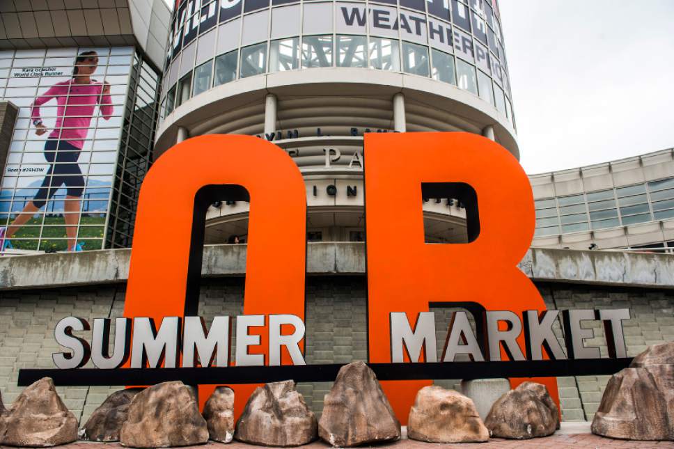 Chris Detrick  |  The Salt Lake Tribune
Opening day of the 2015 Outdoor Retailer Summer Market at the Salt Palace Convention Center in Salt Lake City Wednesday August 5, 2015.