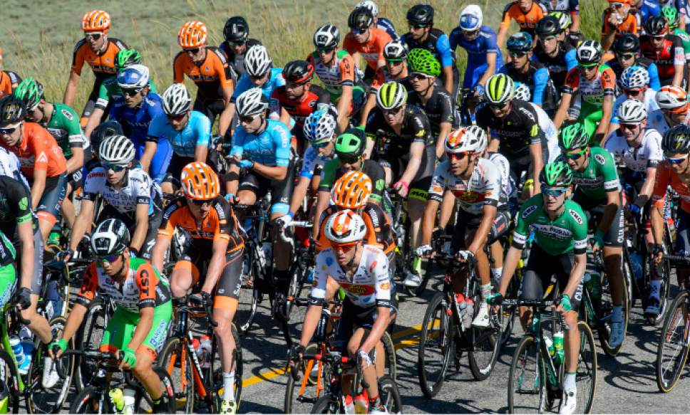 Steve Griffin  |  The Salt Lake Tribune


The peloton climbs up Logan Canyon during Stage 1 of the Tour of Utah bicycle race from Logan around Bear Lake and back to Logan Monday July 31, 2017.
