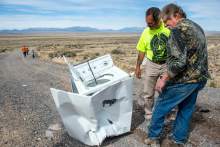 Robert Kirby's Bowling Ball Cannon Destroys a Washing Machine