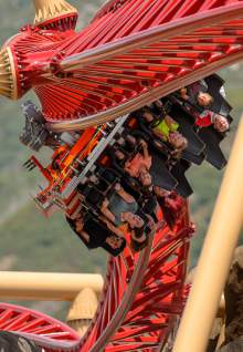 22M beyond vertical Cannibal coaster finally opens at Utah s